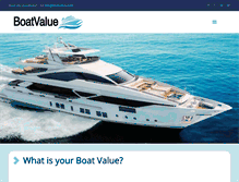 Tablet Screenshot of boatvalue.com